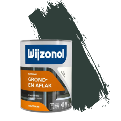 Wijzonol Grond- en aflak - 750 ml 9277 Grachtengroen