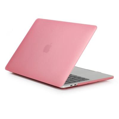 Laptop Frosted stijl PC beschermende case voor MacBook Pro 15 4 inch A1990 (2018) (roze)