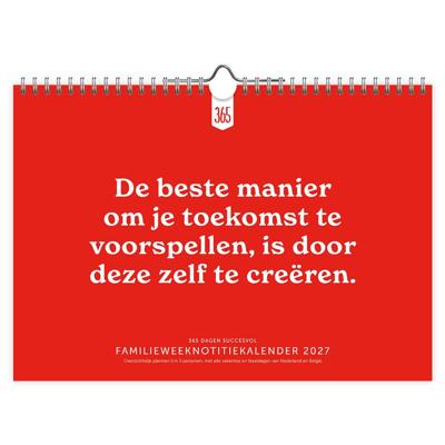 365 Dagen Succesvol FamilieWEEKnotitiekalender 2027 365 Dagen Succesvol FamilieWEEKnotitiekalender 2027
