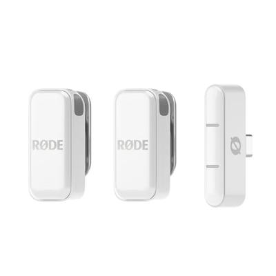 RØDE Wireless Micro USB-C White draadloze dasspeld microfoon - thumbnail