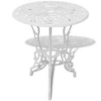 3-delige Bistroset gietaluminium wit - thumbnail