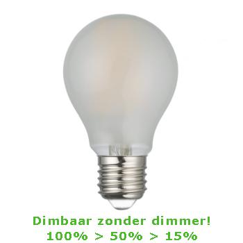 LED E27-A60 Filament 7,5 Watt - 2700K - 3 Staps Dimbaar
