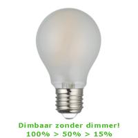 LED E27-A60 Filament 7,5 Watt - 2700K - 3 Staps Dimbaar - thumbnail