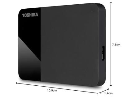 Toshiba Canvio Ready 2TB Externe harde schijf Zwart