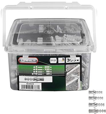 Connex Pluggen 5+6+8+10Mm Pp Box 395St - B30024