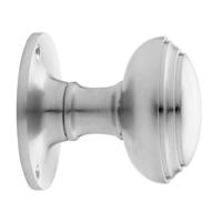 De Oude Deurklink Deurknop 55mm vast mat nikkel - thumbnail