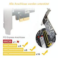 ICY BOX IB-PCI1901-C32 1 + 1 poorten USB 3.2 Gen 2x2-controllerkaart USB-C 3.2 Gen 2 PCIe - thumbnail