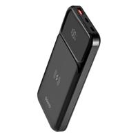 Savio BA-09 powerbank Lithium-Polymeer (LiPo) 37 mAh Draadloos opladen Zwart - thumbnail