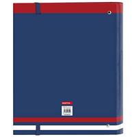 Ringmap Safta University A4 Rood Marineblauw (27 x 32 x 3.5 cm) - thumbnail