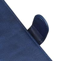 Casecentive Leren Wallet case met sluiting iPhone 13 Mini blauw - thumbnail