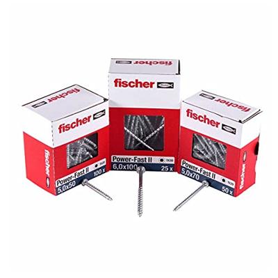 Fischer 670103 Power-Fast II Spaanplaatschroef 3.5 mm 35 mm T-profiel Staal Galvanisch verzinkt 200 stuk(s)