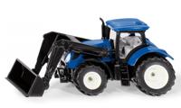 Siku 1396 new holland + voorlader 9,3cm - thumbnail
