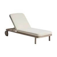 Kave Home Kionia ligstoel Taupe - thumbnail