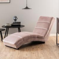 Bendt Relaxfauteuil 'Lauri' Velvet, kleur Dusty Rose - thumbnail