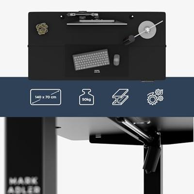 Elektrisch bureau Leader 7.3 Zwart