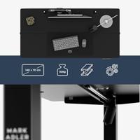 Elektrisch bureau Leader 7.3 Zwart - thumbnail