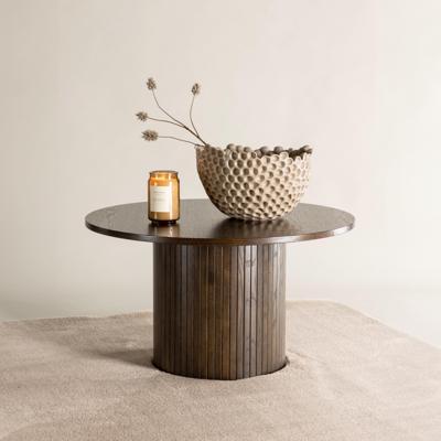 Nohr Ronde Salontafel 'Fionna' 80cm, kleur Mokka