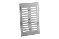 Schuifrooster rvs 260x165mm geborsteld - thumbnail