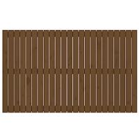 Wandhoofdbord 147x3x90 cm massief grenenhout honingbruin - thumbnail