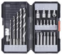 kwb 108805 Boor- en bitassortiment 22-delig Metaal 3 mm, 4 mm, 5 mm, 6 mm, 8 mm - thumbnail