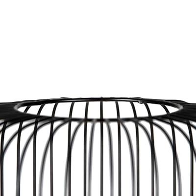 QAZQA Design vloerlamp zwart met goud - Mayelle