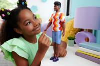 Mattel Fashionistas - Ken - With hearing aids and orange shirt pop - thumbnail