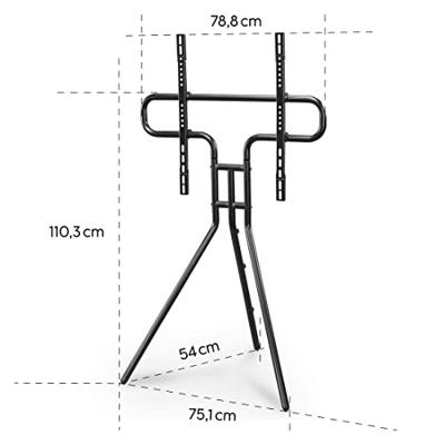 Hama TV-Ständer, Staffelei freistehend, höhenverstellbar, 191 cm (75) bis 40 kg TV-voet 190,5 cm (75) Hama TV-Ständer, Staffelei freistehend, höhenverstellbar, 191 cm (75) bis 40 kg TV-voet 190,5 cm (75)