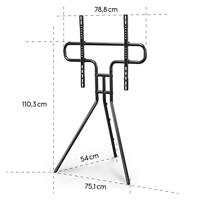 Hama TV-Ständer, Staffelei freistehend, höhenverstellbar, 191 cm (75) bis 40 kg TV-voet 190,5 cm (75) - thumbnail