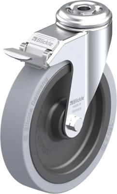 Blickle LKRA-VPA 150K-FI Zwenkwiel met rem Wieldiameter: 150 mm Draagvermogen (max.): 110 kg 1 stuk(s) Blickle LKRA-VPA 150K-FI Zwenkwiel met rem Wieldiameter: 150 mm Draagvermogen (max.): 110 kg 1 stuk(s)