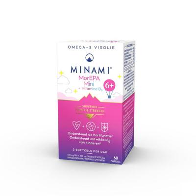 Minami Nutrition MorEPA Mini Capsules 85% Omega-3 Aardbei 60Capsules