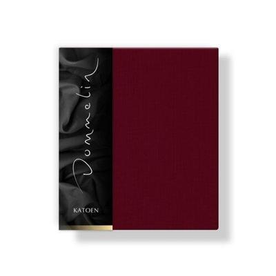 Dommelin Dommelin Kussensloop Uni Katoen 144 Bordeaux 60x70 cm