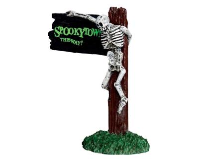 Kerstfiguur Spookytown this way LEMAX - Lemax