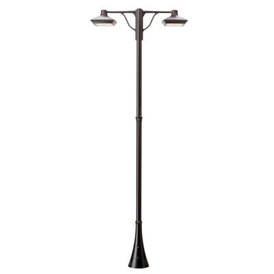 Franssen BuitenlantaarnCity Highlight led - 2-lichts - 300cm grafiet grijs - 10-20292
