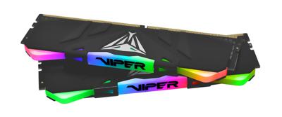 Patriot pvsr416g320c6k viper steel rgb dual-kit, dimm, 16gb, ddr4, 3200 mhz, black, hs