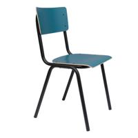 Zuiver Eetkamerstoel 'Back to School' Matte, kleur Petrol - thumbnail