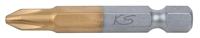 KS Tools 911.2644 9112644 Kruis-bit PH 2 Speciaal staal Titanium gecoat C 6.3 1 stuk(s) - thumbnail