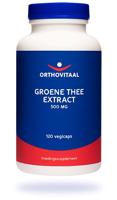 OrthoVitaal Groene thee extract 500mg 120 Vegetarische capsules - thumbnail