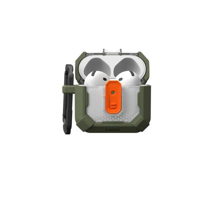 Urban Armor Gear Plasma Koptelefoon tas Geschikt voor (koptelefoon): In Ear koptelefoon Vaal olijf-bruin, Transparant - thumbnail