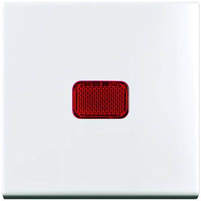 Busch-Jaeger 2509-914 Uitschakelaar, Wisselschakelaar, Kruisschakelaar, Knop, Controleschakelaar Afdekking Busch-balance SI Alpine-wit 1 stuk(s)