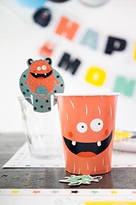 Folat BV Papieren bekers monster bash 250ml, 6st.