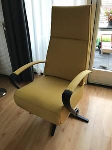 Leren relaxfauteuil met stalen frame - geel leer - Echt leer, Industrieel, ontdek de vele Leersoorten en Kleuren bij ShopX