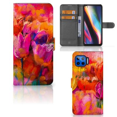 Hoesje Motorola Moto G 5G Plus Tulips Hoesje Motorola Moto G 5G Plus Tulips
