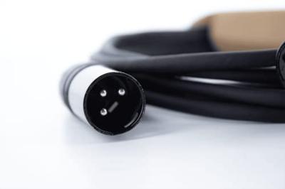 Cordial ED 0,5 FM XLR Verbindingskabel [1x XLR-bus 3-polig - 1x XLR-stekker 3-polig] 0.50 m Zwart