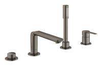 Badrandcombinatie GROHE Lineare New Viergats Hard Graphite Geborsteld - thumbnail