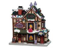 Lemax penny lane shoppes verlicht kersthuisje Caddington Village 2022 - thumbnail