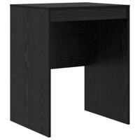 Bureau Zwart eiken 60 x 50 x 76 cm Bewerkt hout - thumbnail