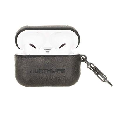 NorthLife - Haga lederen cover hoes - AirPods Pro - Donkergrijs NorthLife - Haga lederen cover hoes - AirPods Pro - Donkergrijs
