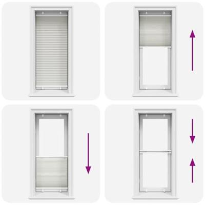 Pliss rolgordijn 65x100 cm stofbreedte 64,4 cm polyester