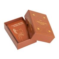 Spiru Affirmatiekaart Deck - 50 Affirmatiekaarten inclusief Doosje - Oranje - Engelstalig - thumbnail