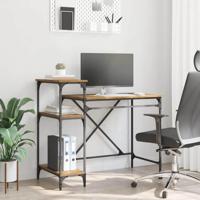 Bureau Oud Hout 105 x 50 x 90 cm Bewerkt hout - thumbnail